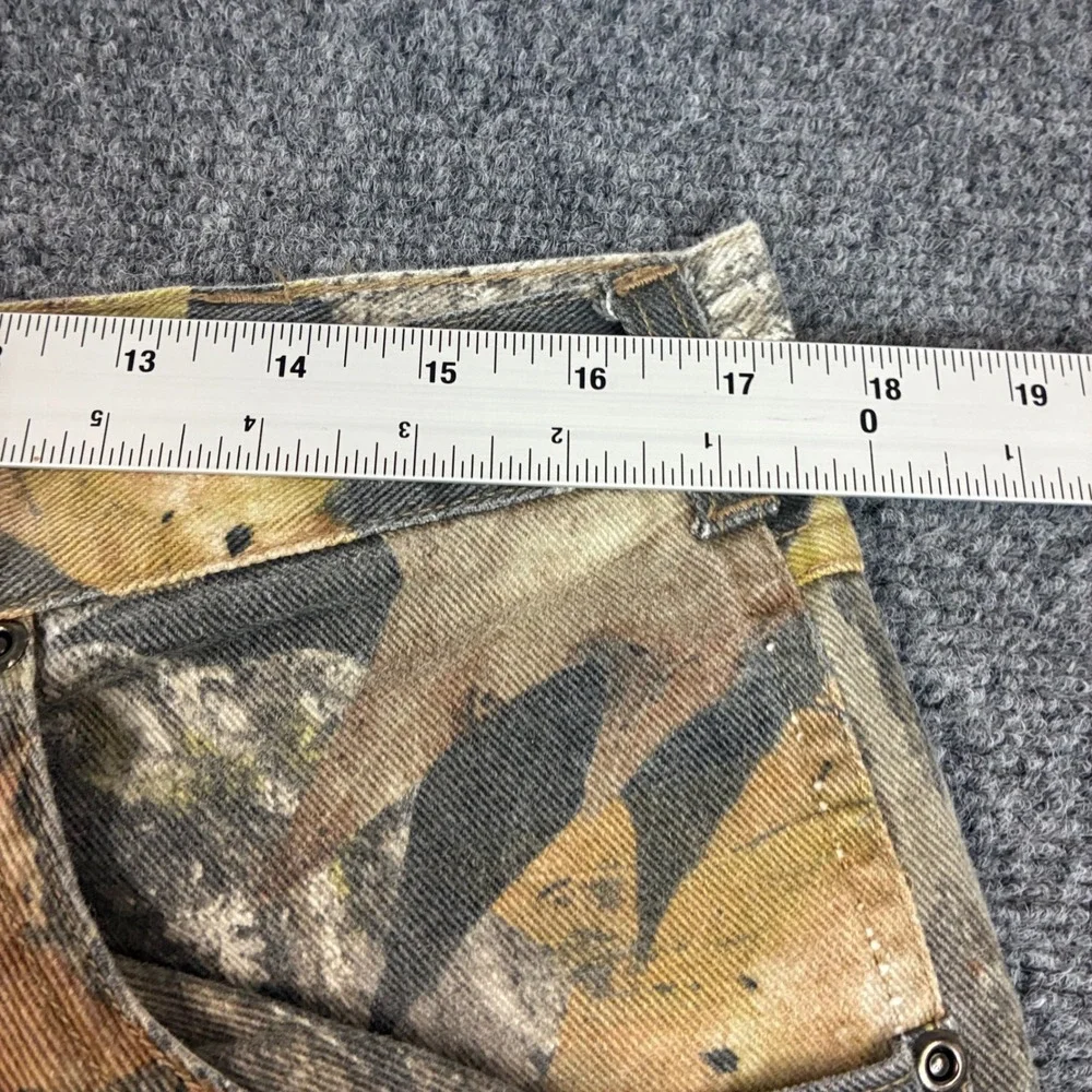 Field Staff Men Camo Hunting Jeans 36x32 Real Tree Forest Camouflage Denim Pants